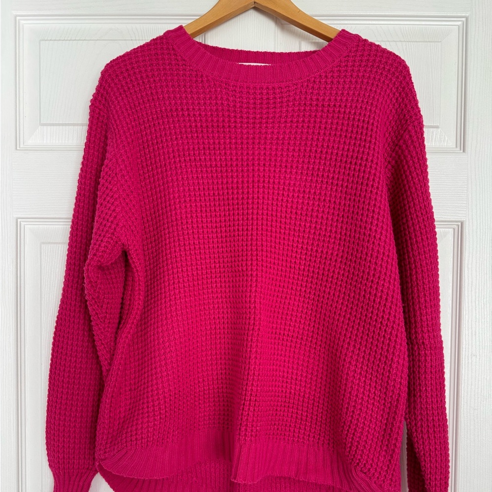 Zenana Hot Pink Sweater